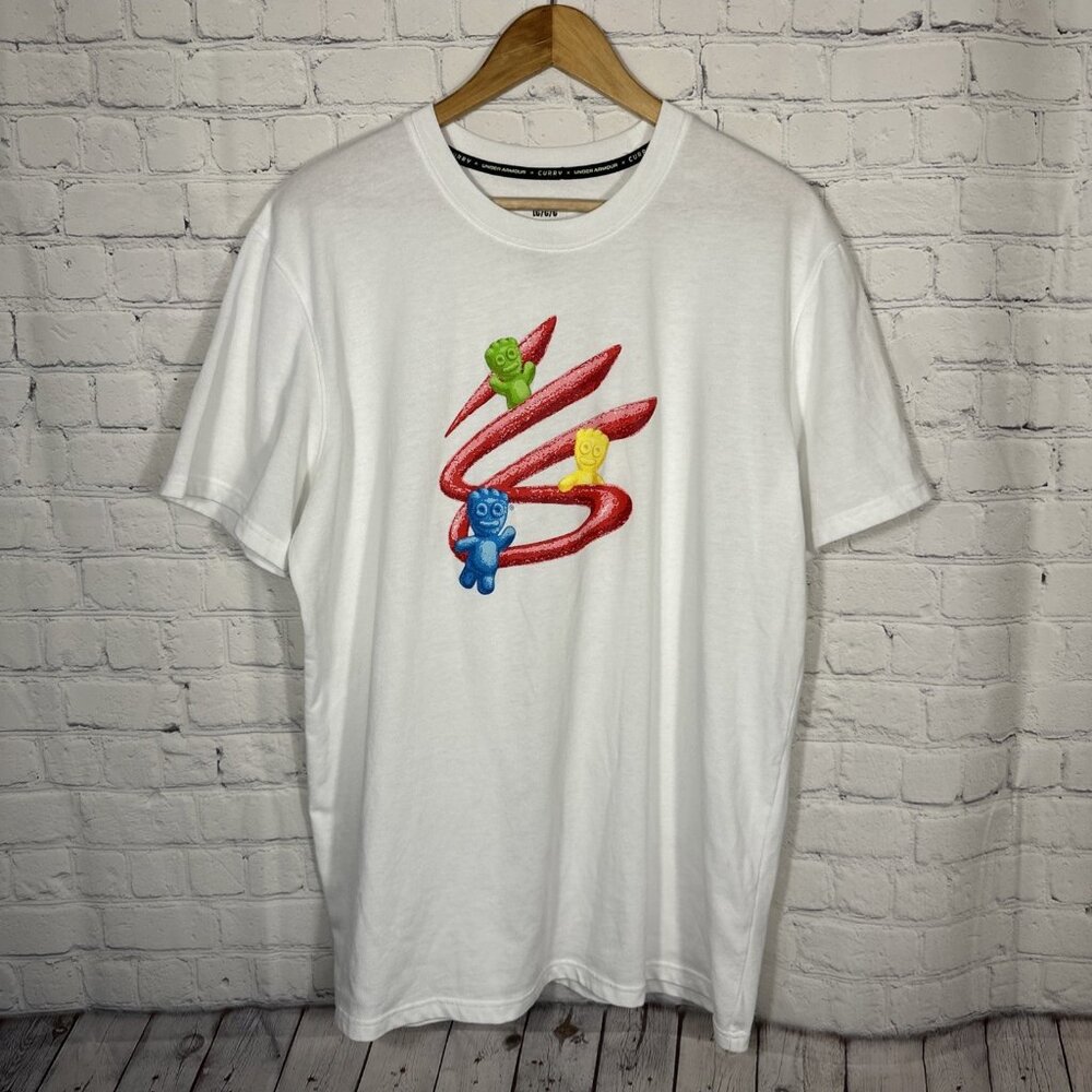 Under Armour Steph Stephen Curry‎ Sour Patch Collab Tshirt Large White